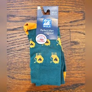 Men's Cotton "Lion Print" Socks